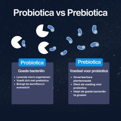 verschil tussen Pre en Probiotica