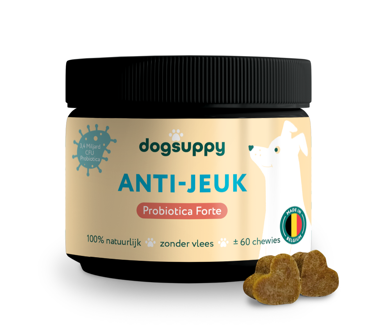 dogsuppy probiotica anti jeuk Dogsuppy Probiotica Anti Jeuk - Afbeelding 1
